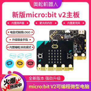 micro:bit V2 少兒編程控制器(Python/JavaScript/圖形化編程微型電腦）